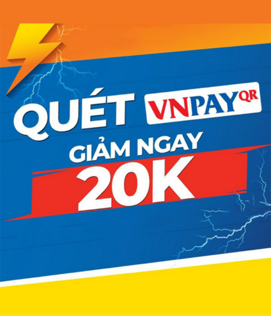 Bibo Mart giảm 20k khi thanh toán qua VNPAY-QR