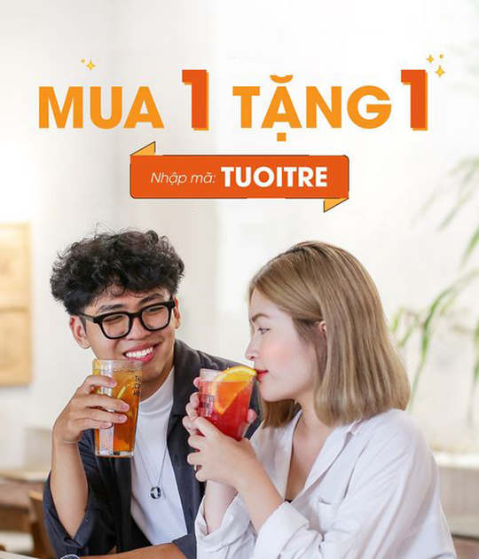 The Coffee House ưu đãi mua 1 tặng 1 cho các thức uống