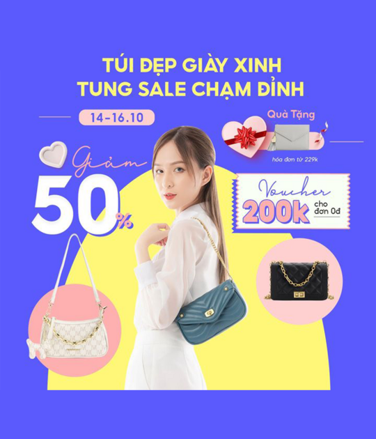 HAPAS khuyến mãi đến 50% tại Shopee