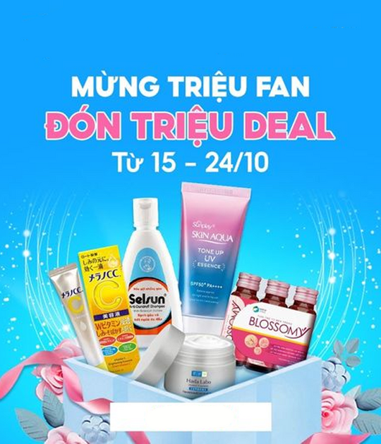 Rohto-Mentholatum ưu đãi đến 50% khi mua tại Shopee