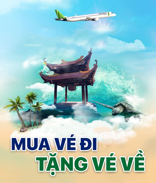 Bamboo Airways ưu đãi Mua vé đi Tặng vé về đến Côn Đảo