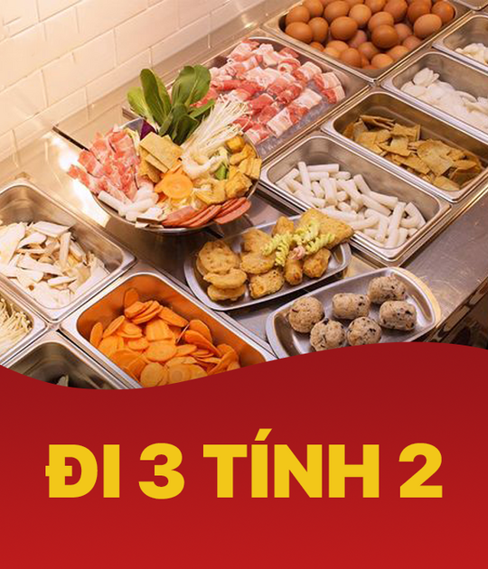 Spicy Box ưu đãi Đi 3 tính 2 tại các chi nhánh