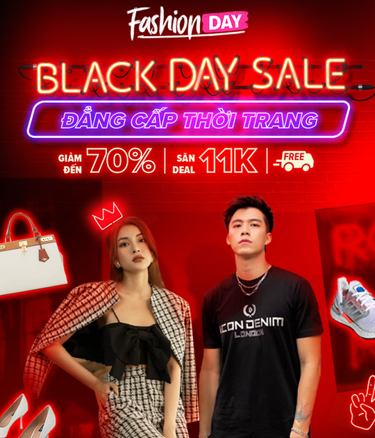 Lazada black Day Sale Thời Trang đến 70%