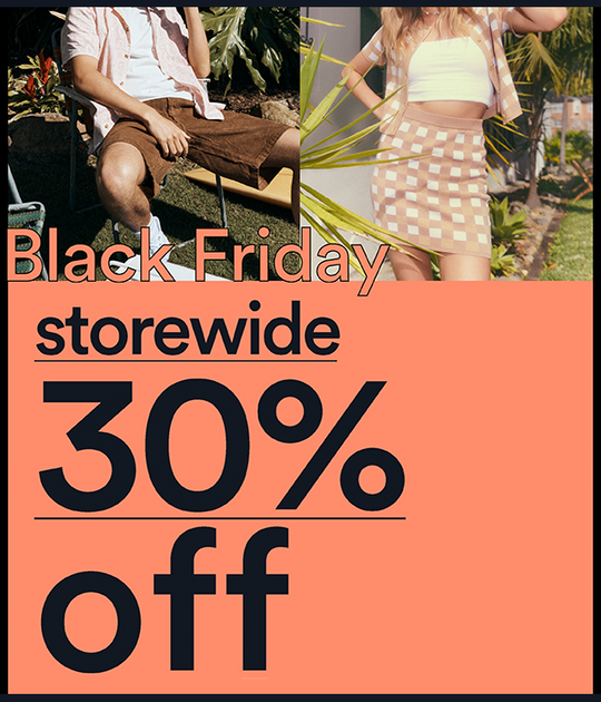 Cotton On khuyến mãi 30% cho tất cả sản phẩm
